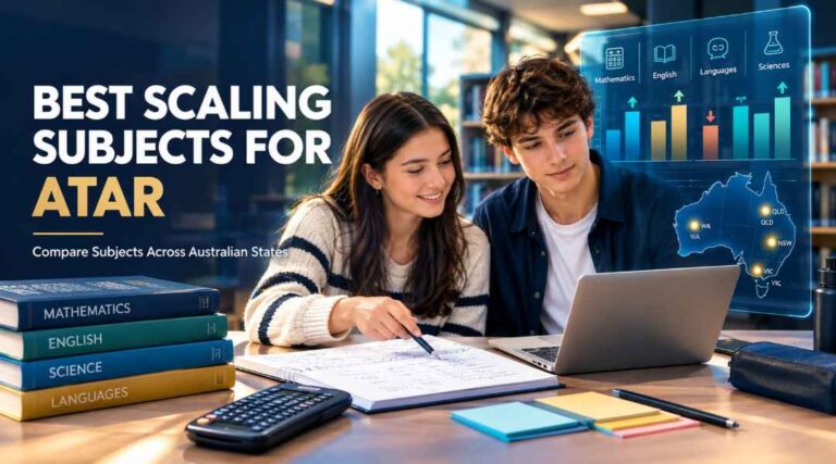 Best Scaling Subjects by State for ATAR