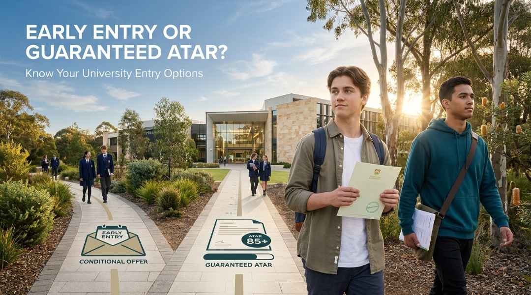 Early Entry and Guaranteed ATAR Schemes by University